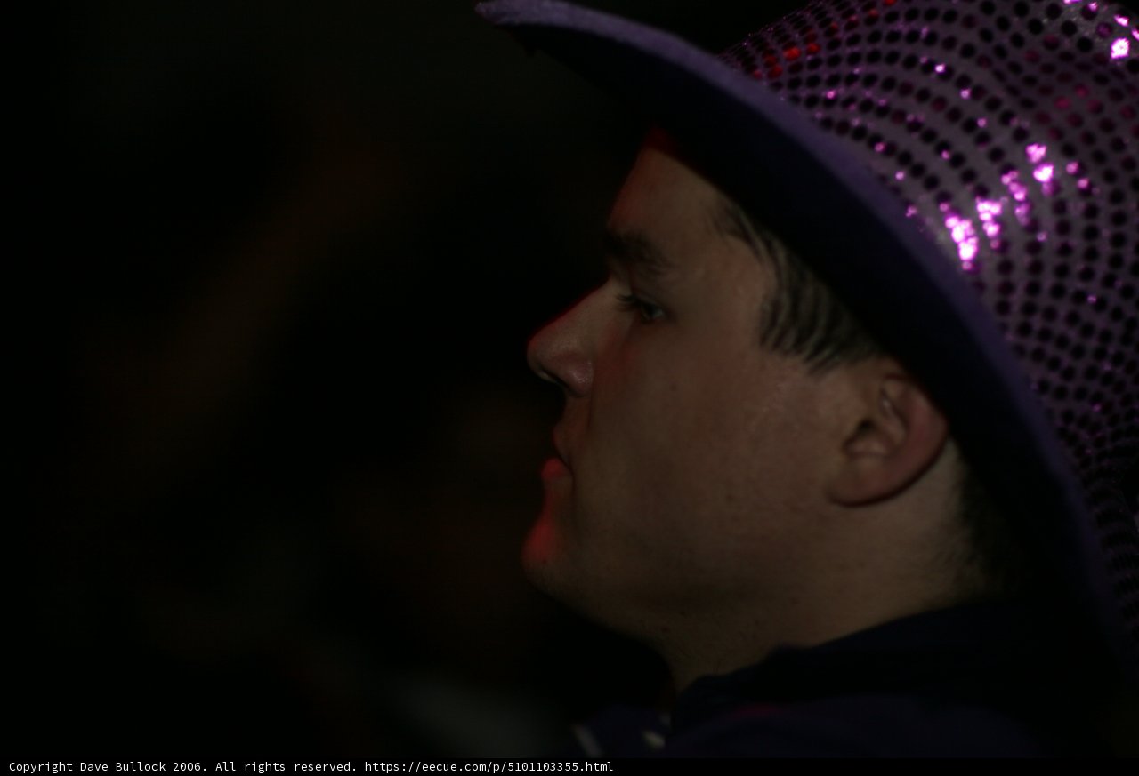 Shimmering Purple Headgear