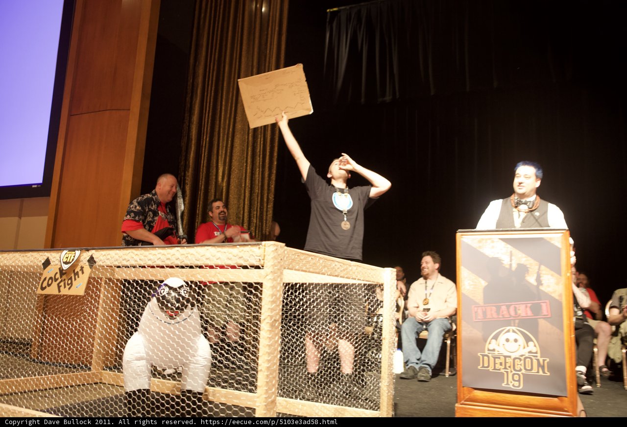 Man Takes Center Stage at Defcon Conference