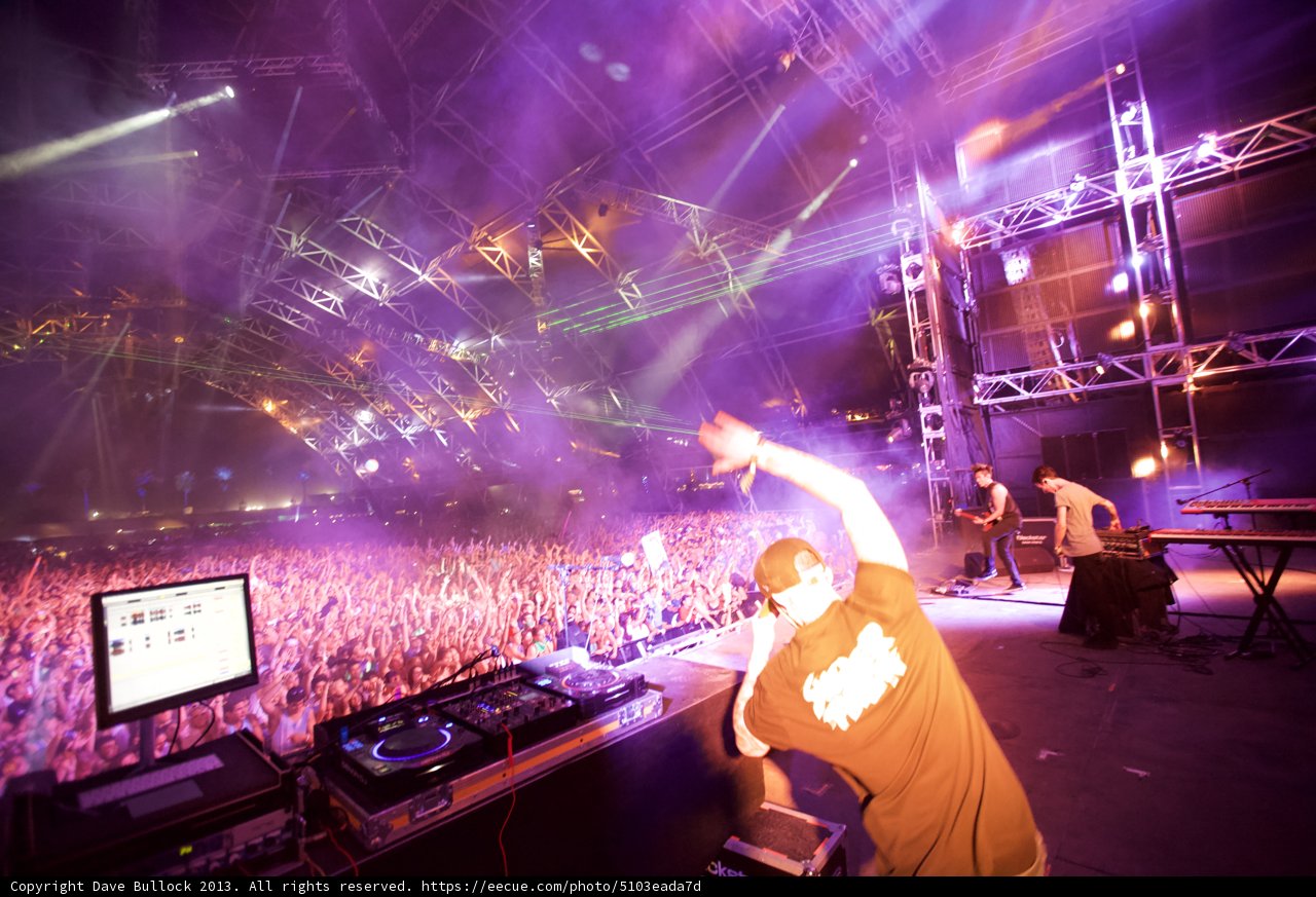 DJ Rocks the Stage at Coachella