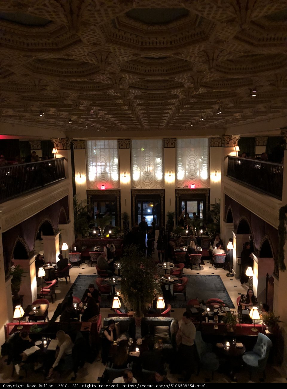 The Bustling Restaurant Lobby