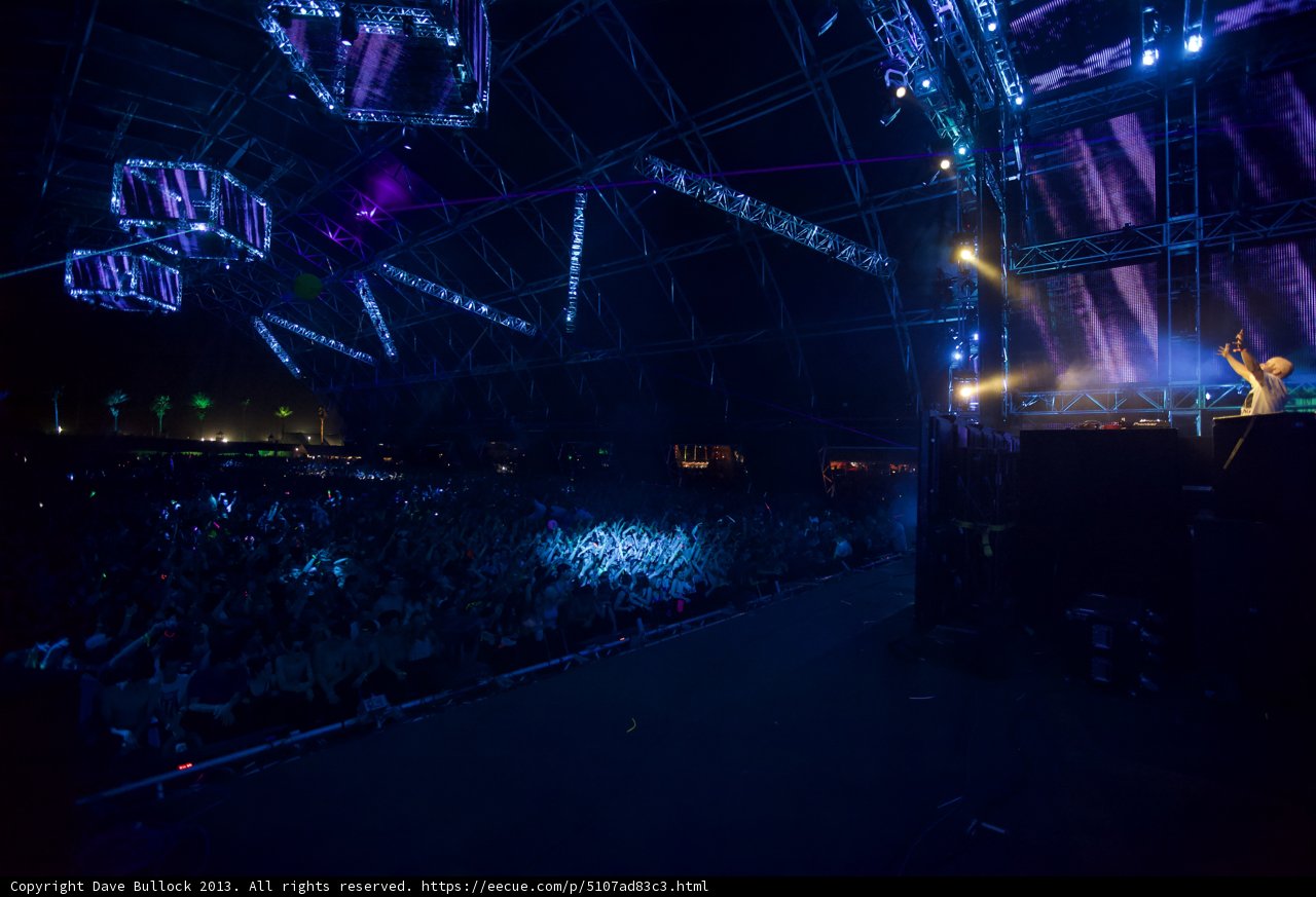 Electric Atmosphere at Coachella Rock Concert