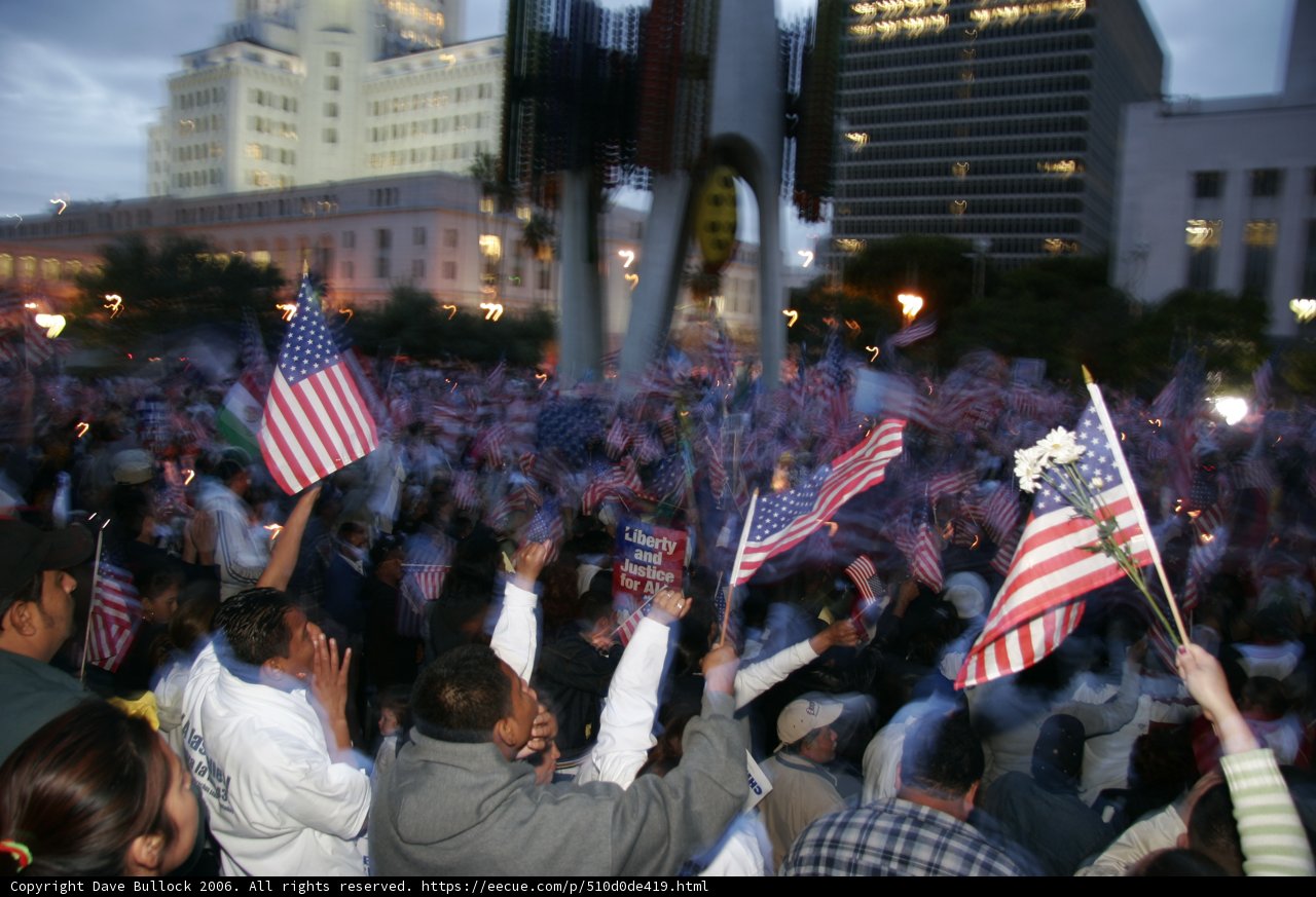 Patriotic Crowd