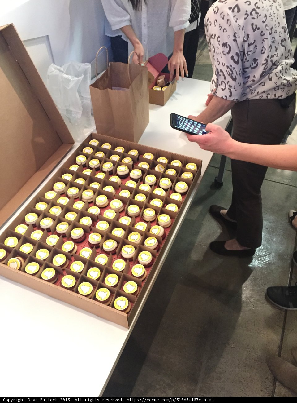 Snapchat Office Cupcake Event