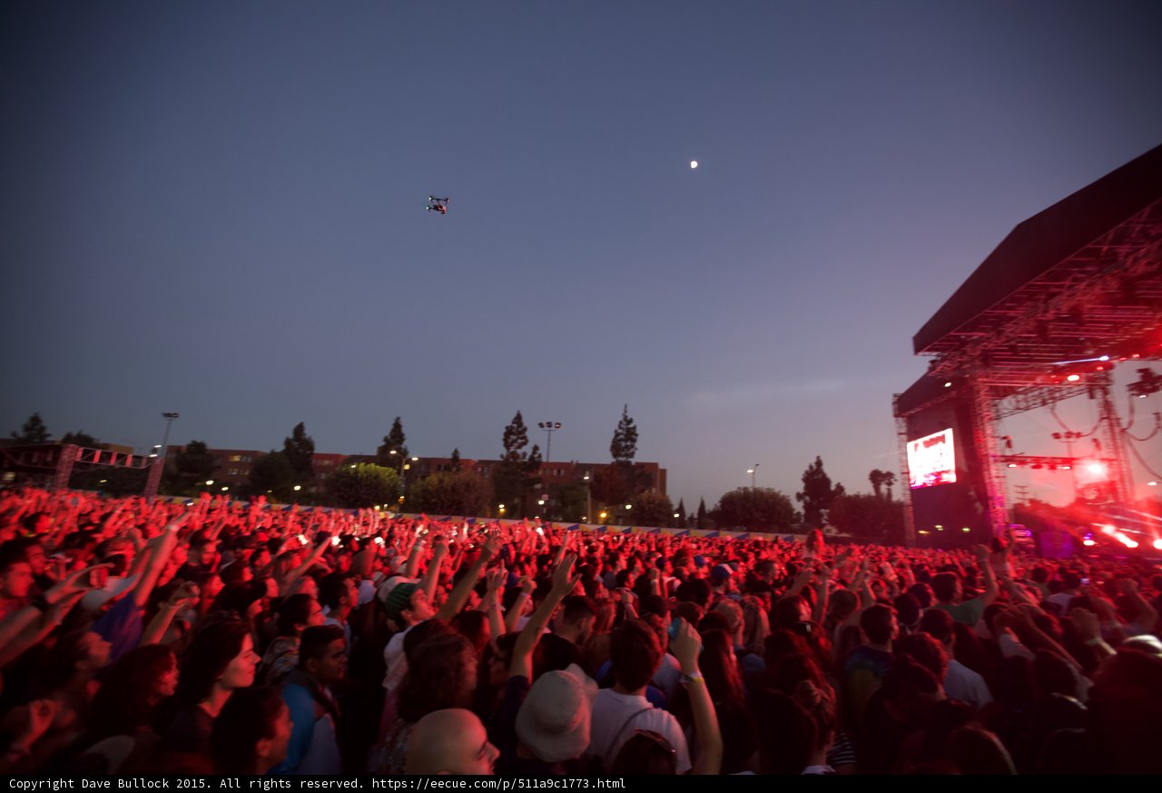 Wide Crowd Drone Moon Apartments