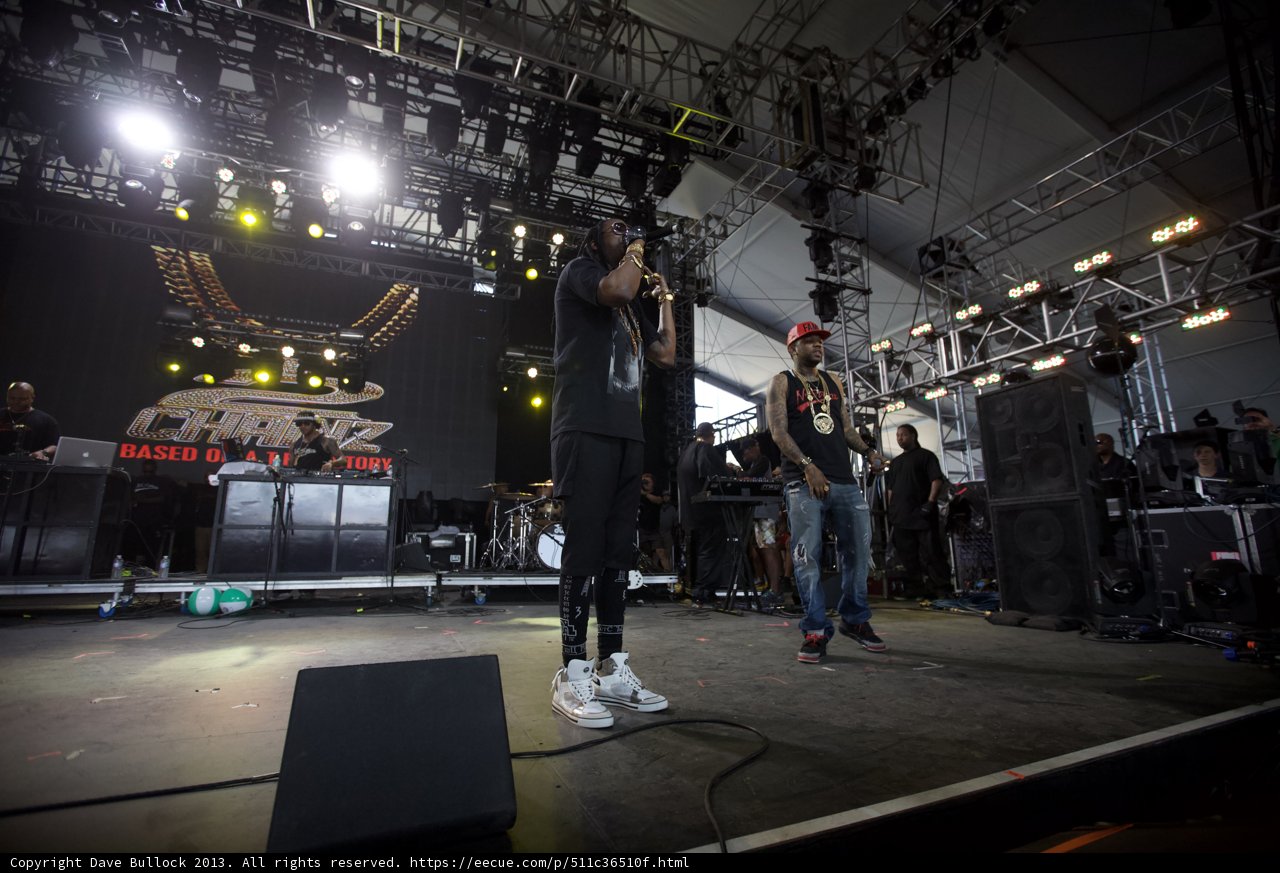Concert Performance with Two Musicians on Stage