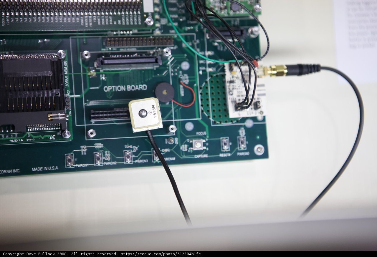 Electronic Device Connected to Circuit Board
