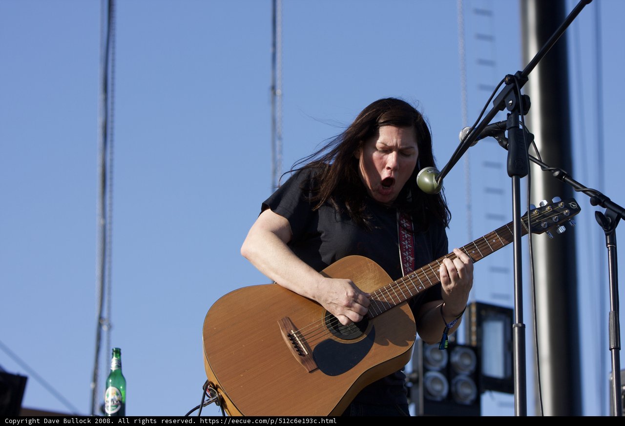 Kim Deal serenades under the Coachella sky