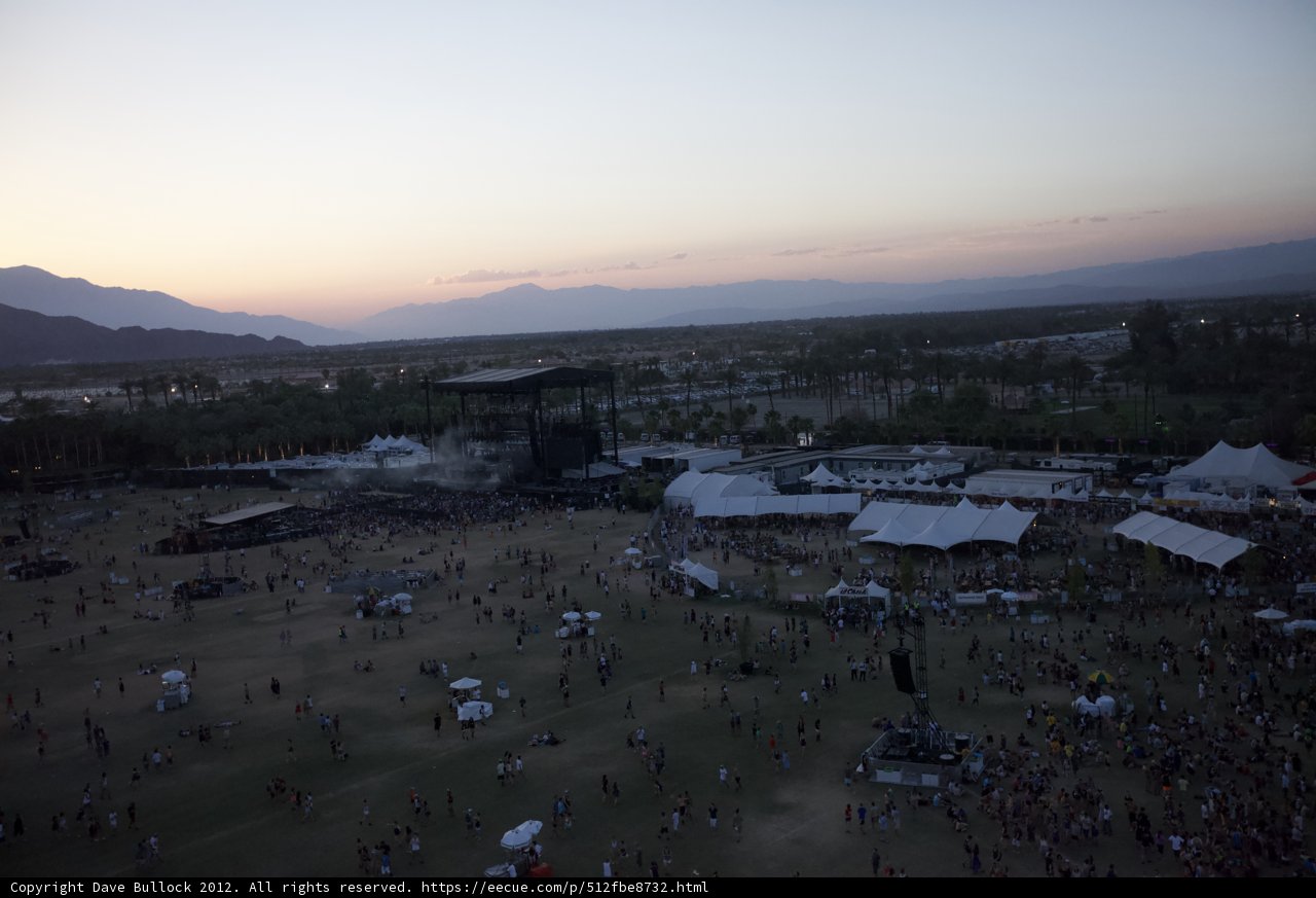 Massive Crowd at Coachella Music Festival