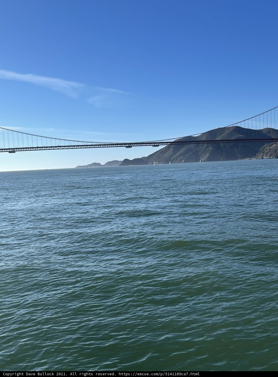 Golden Gate Bridge in San Francisco Bay