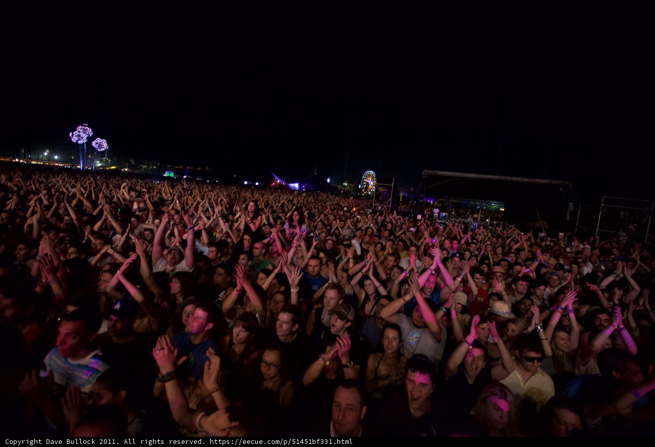 Electric Night with an Enthused Crowd