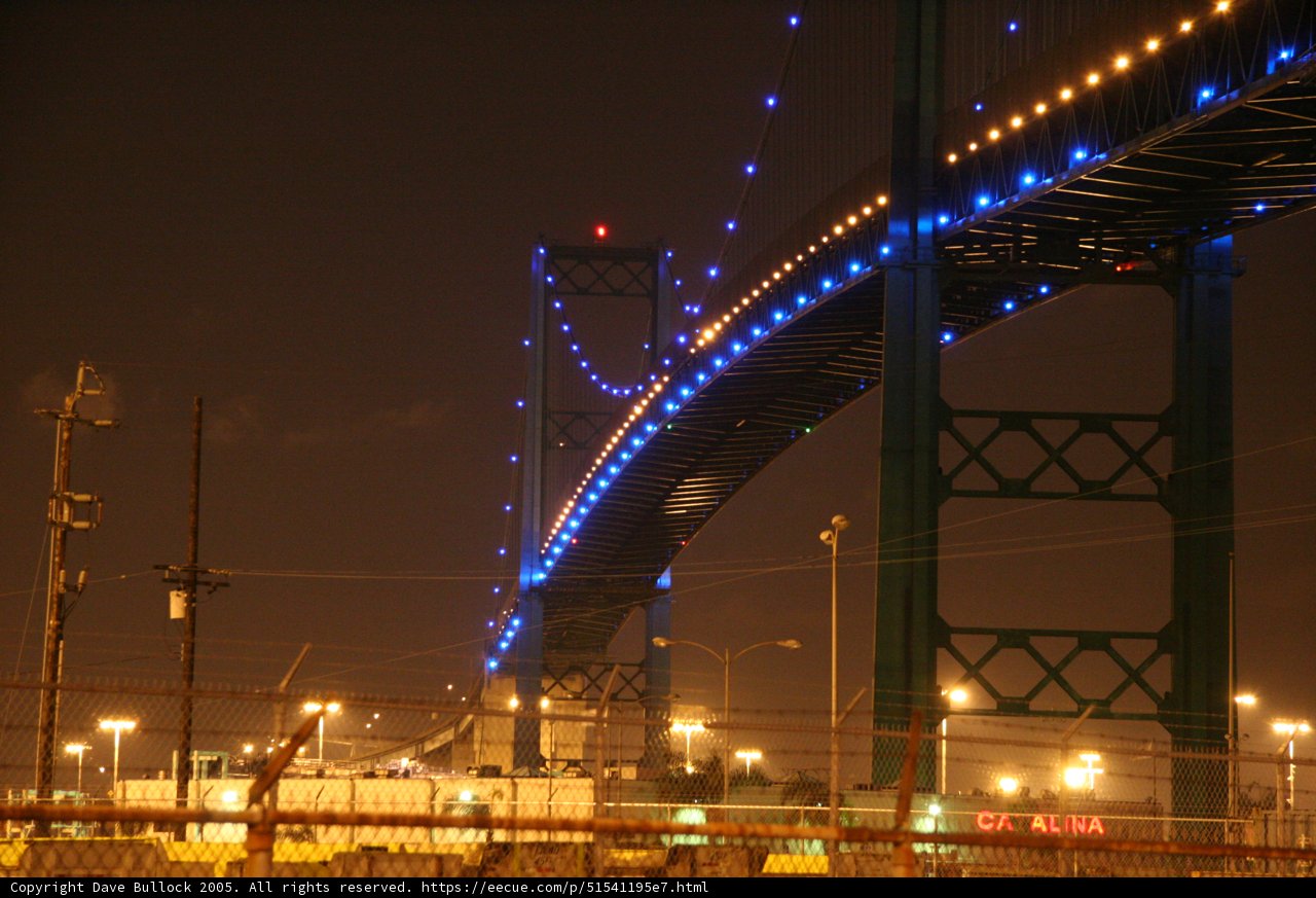 Illuminated Overpass in the Metropolis