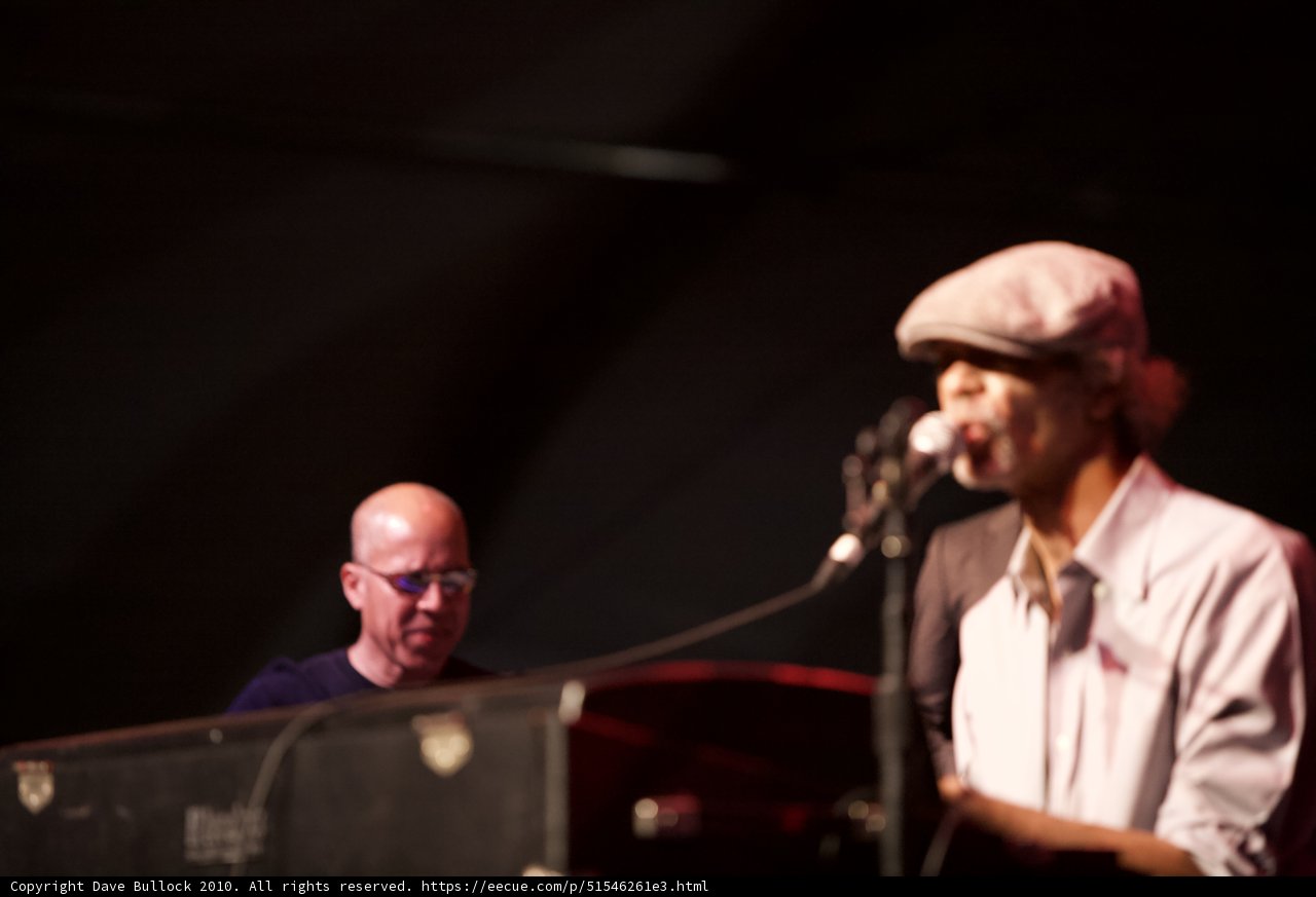 Two Men on Stage at Coachella