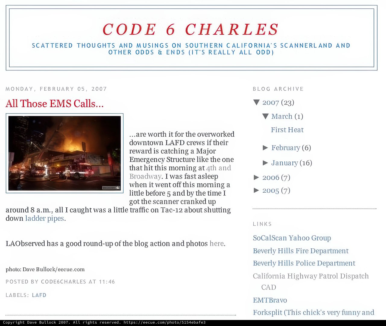 Code 6 Charles - Fire Club Poster