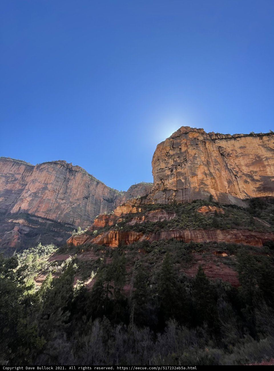 Bright Canyon Walls