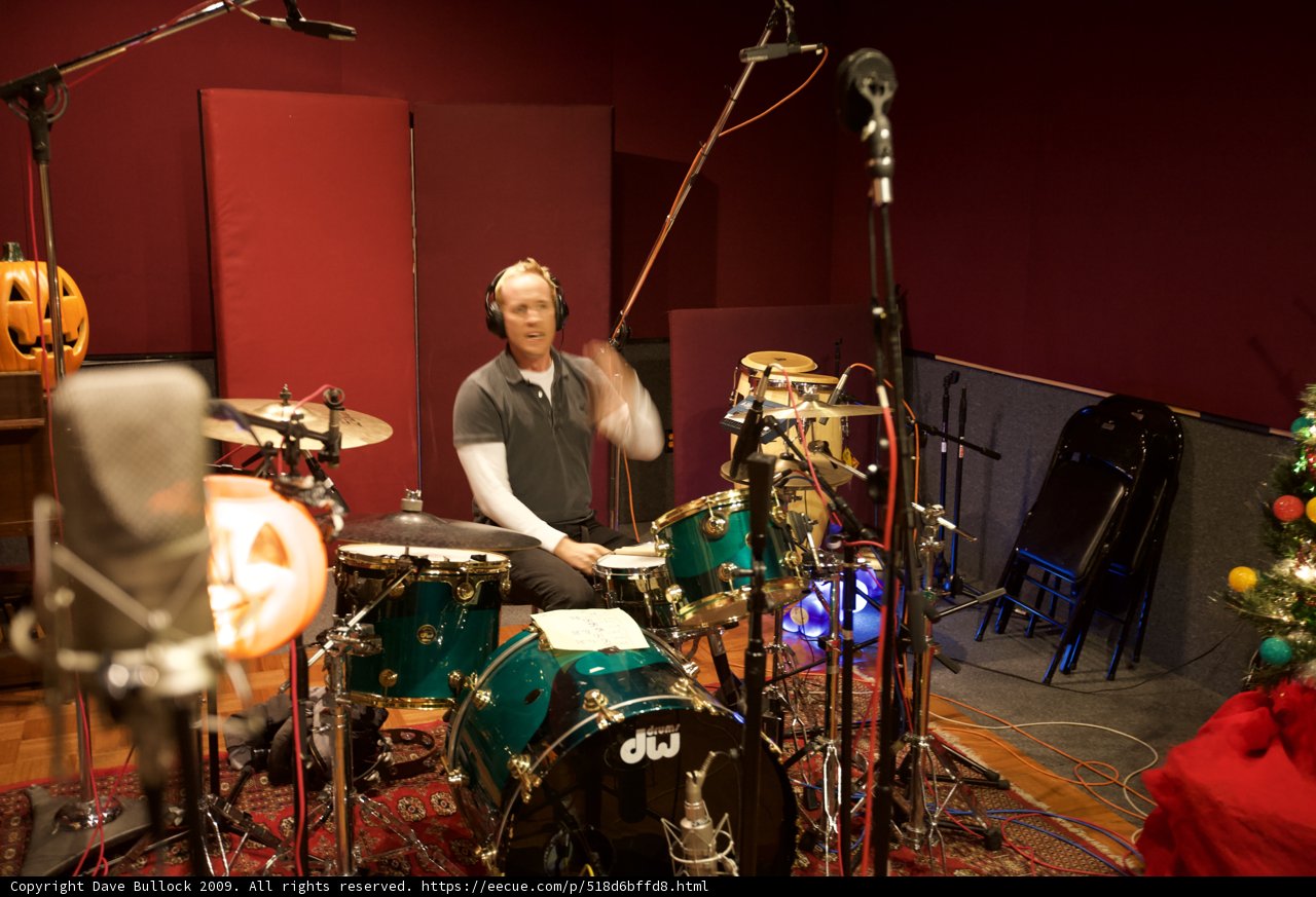 Josh Freese Rocks the Drums in the Studio