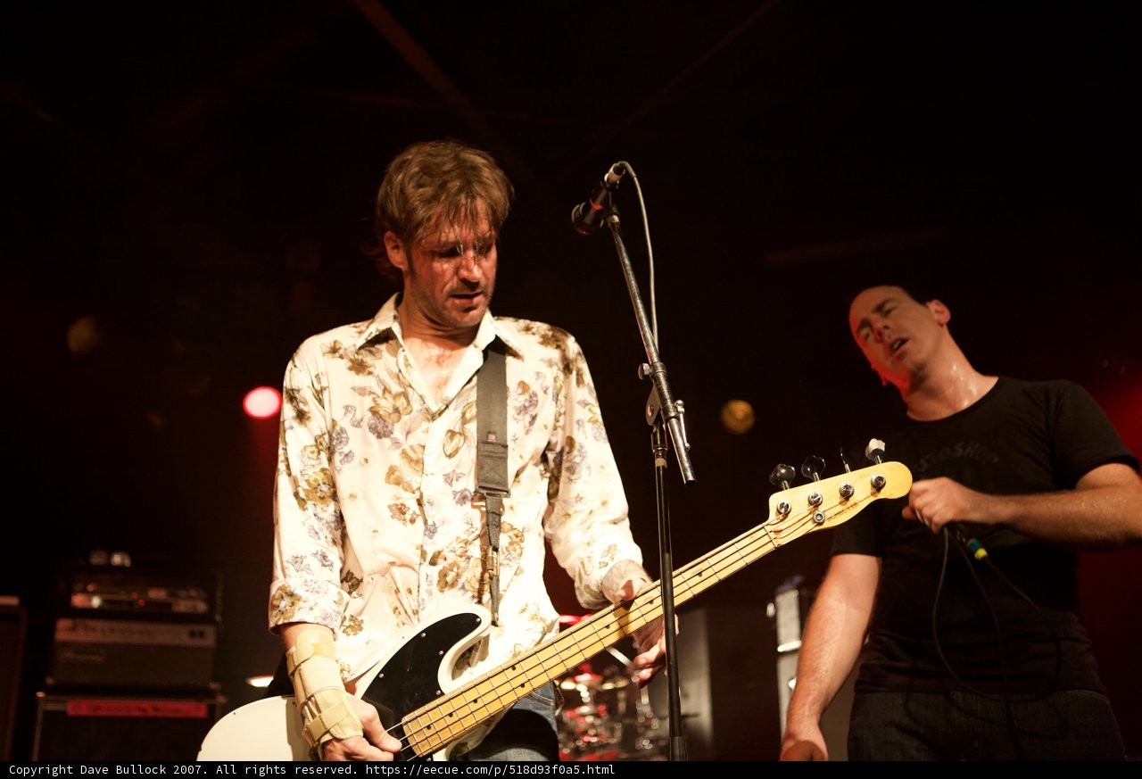 Two Men Rocking the Stage at Bad Religion Glasshouse Concert