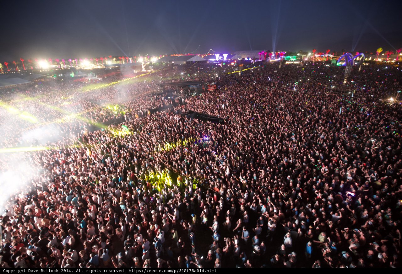 A Sea of Concert-Goers at Coachella