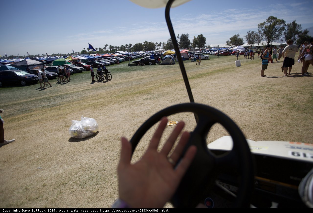 Behind the Wheel at the Car Show
