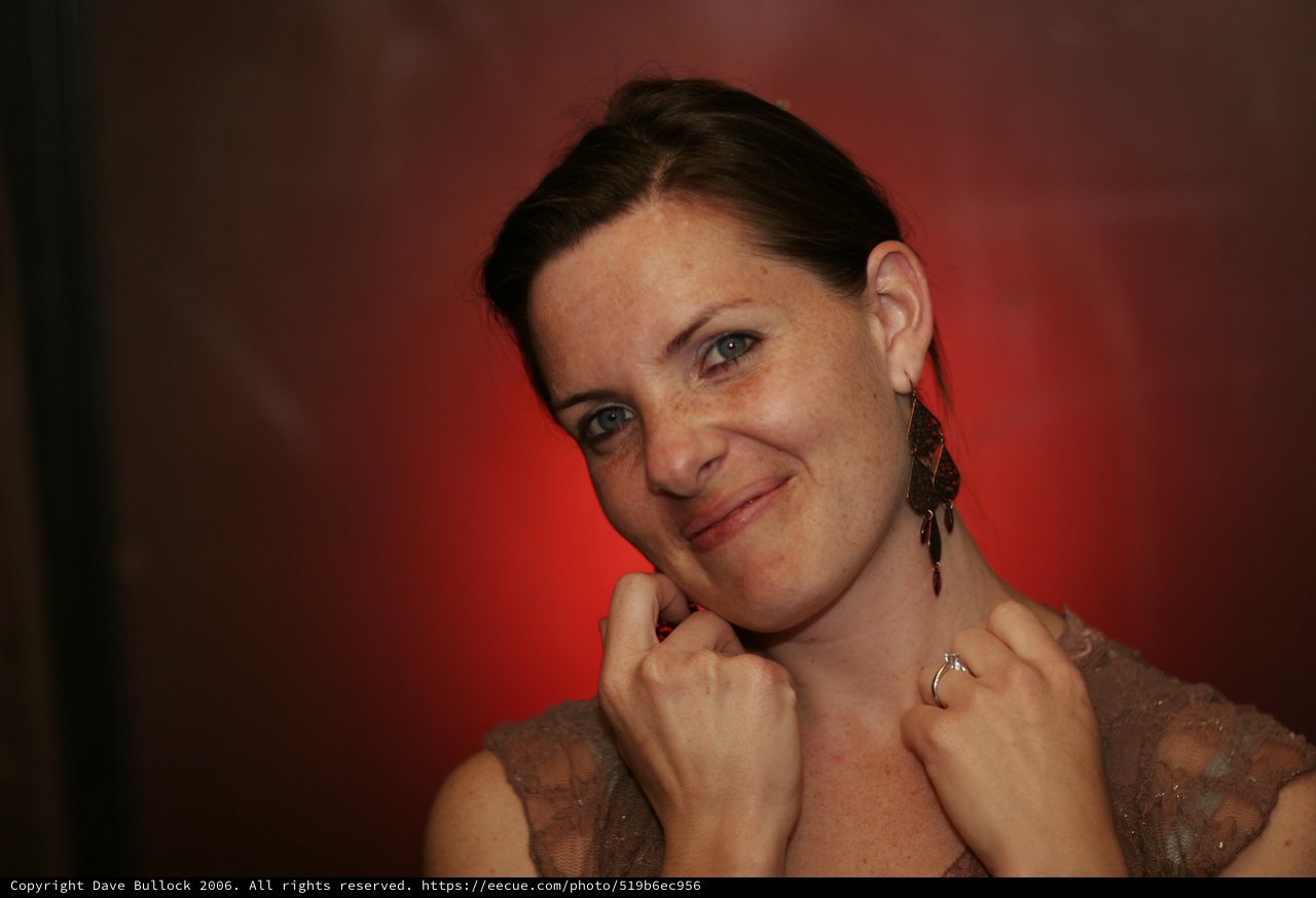 Charming Portrait of Penelope at Evening Event