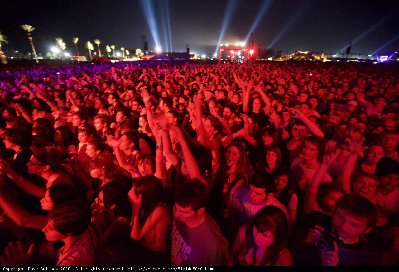 Urban Nightlife at a Concert