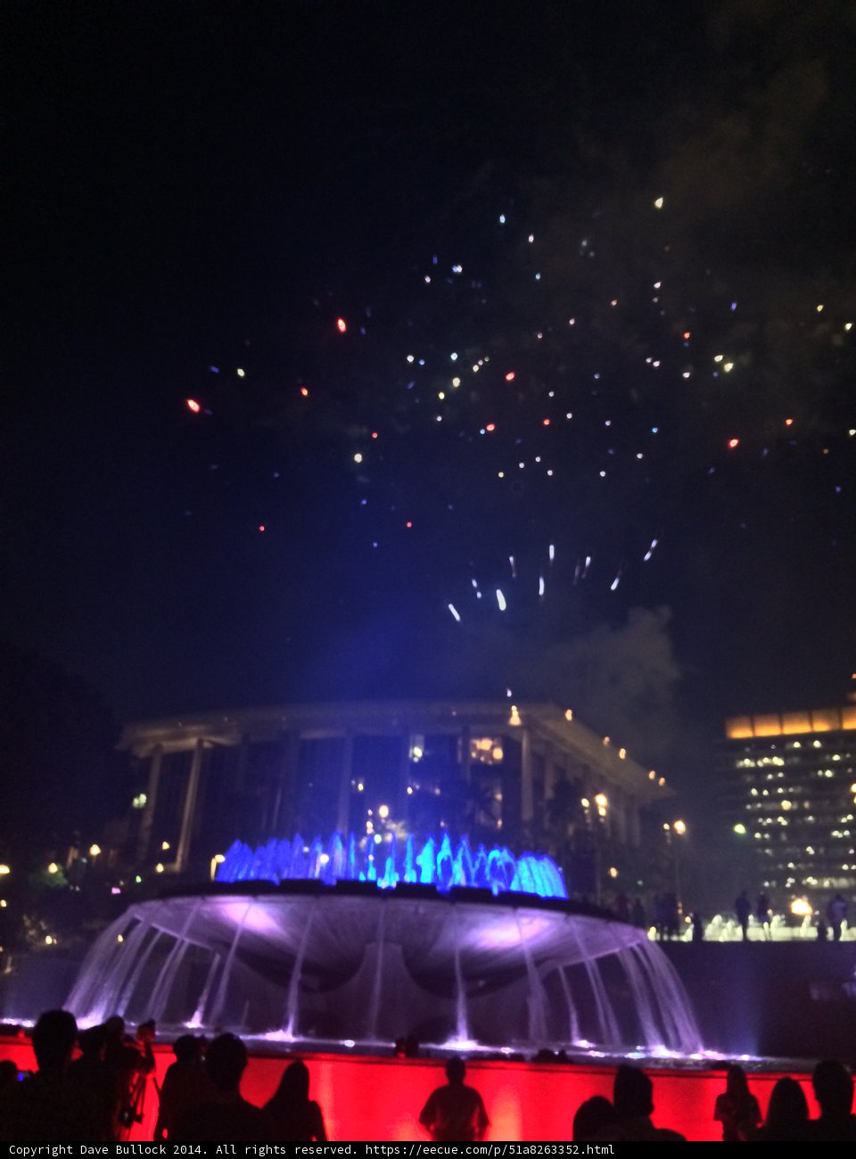 Fireworks Spectacle at Civic Center Fountain