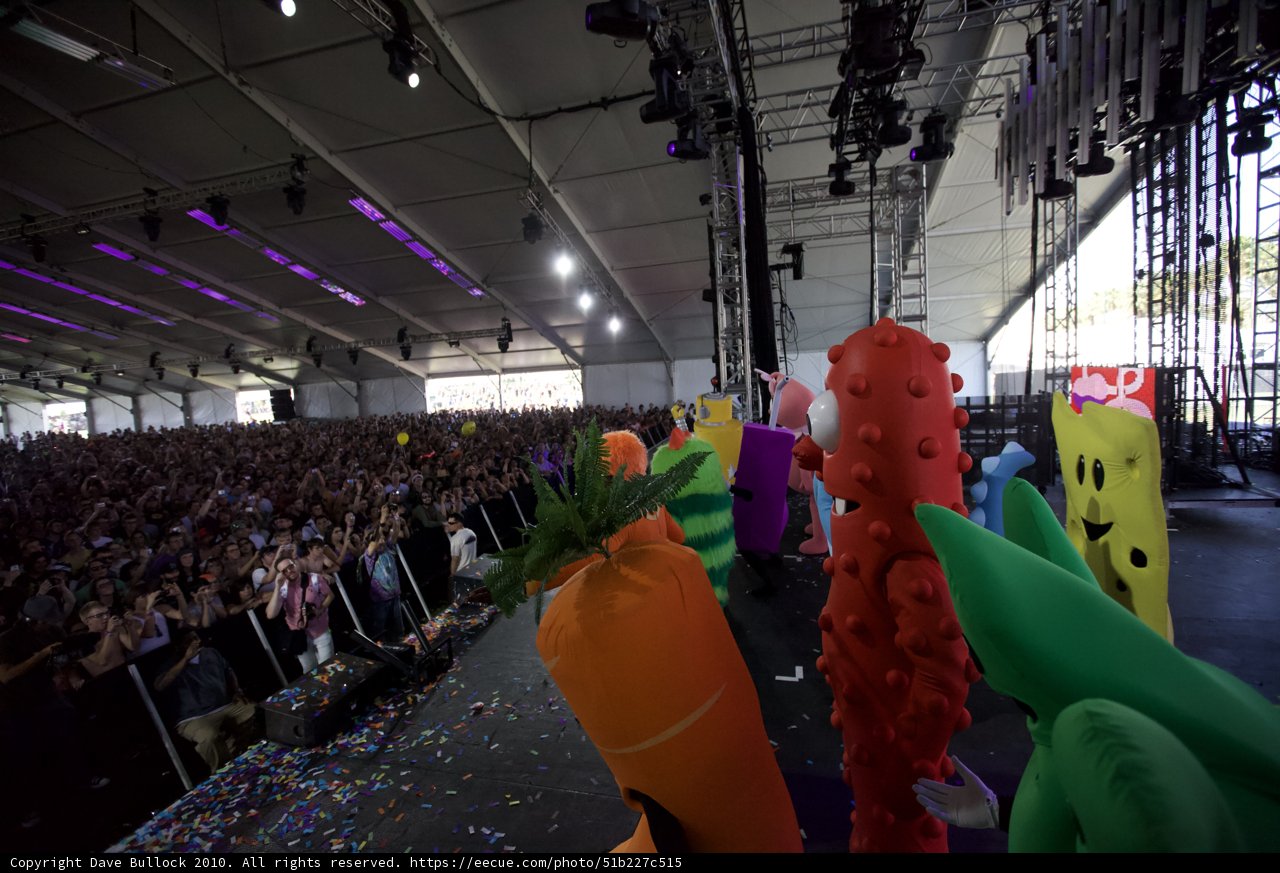 Costumed Crowd Takes the Stage at Cochella