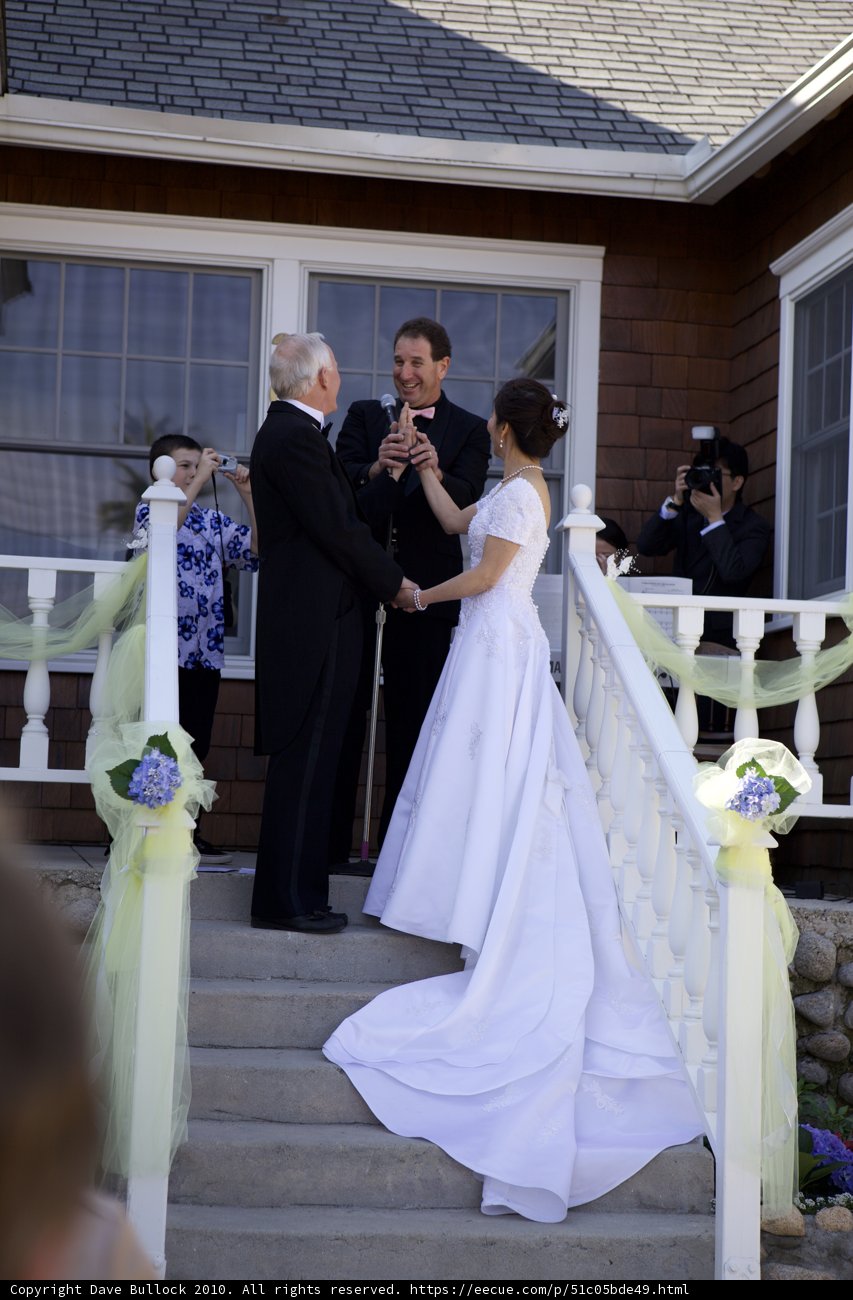 Sonny and his Bride on Their Wedding Day