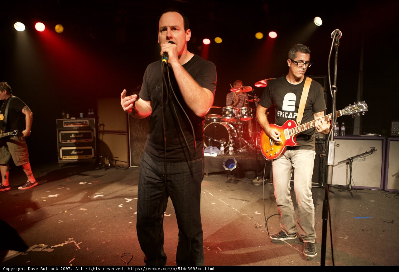 Live performance by Bad Religion for the Glasshouse album