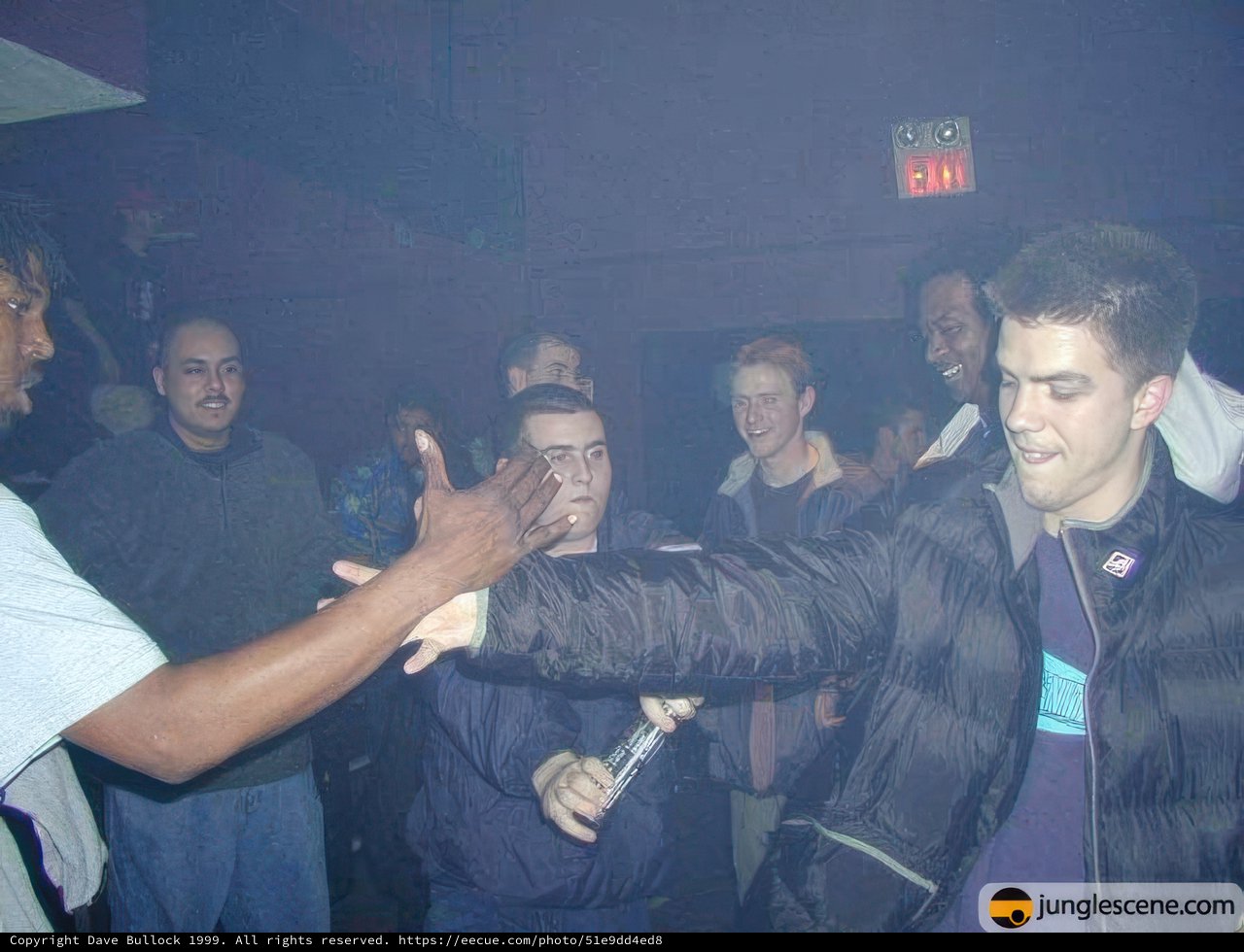 A Handshake at the Night Club