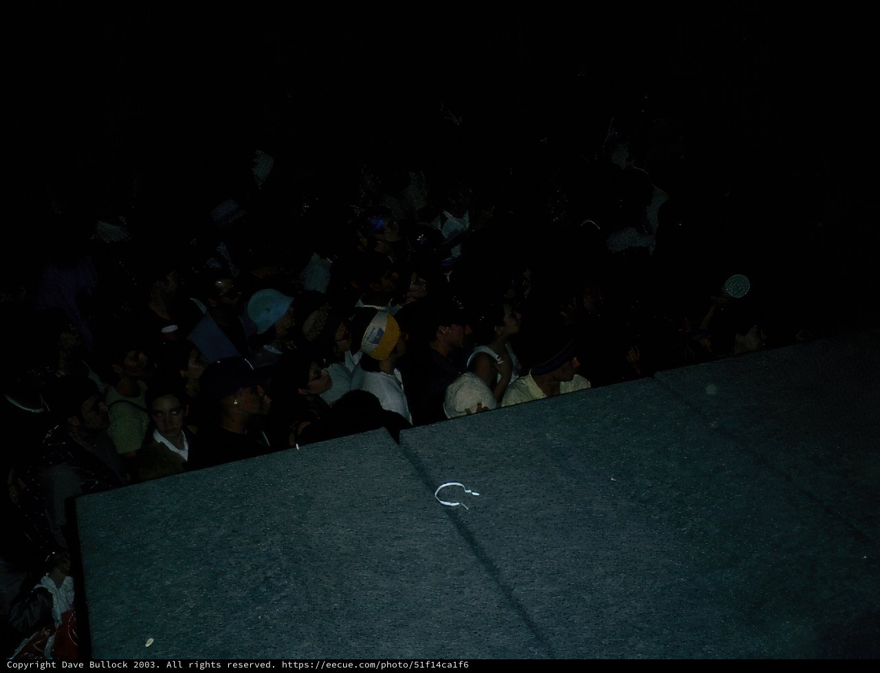 Nighttime Crowd at Coachella 2003