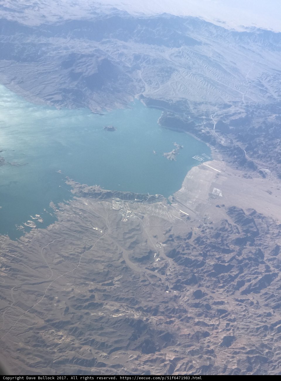 Aerial View of Stunning Lake and Mountains