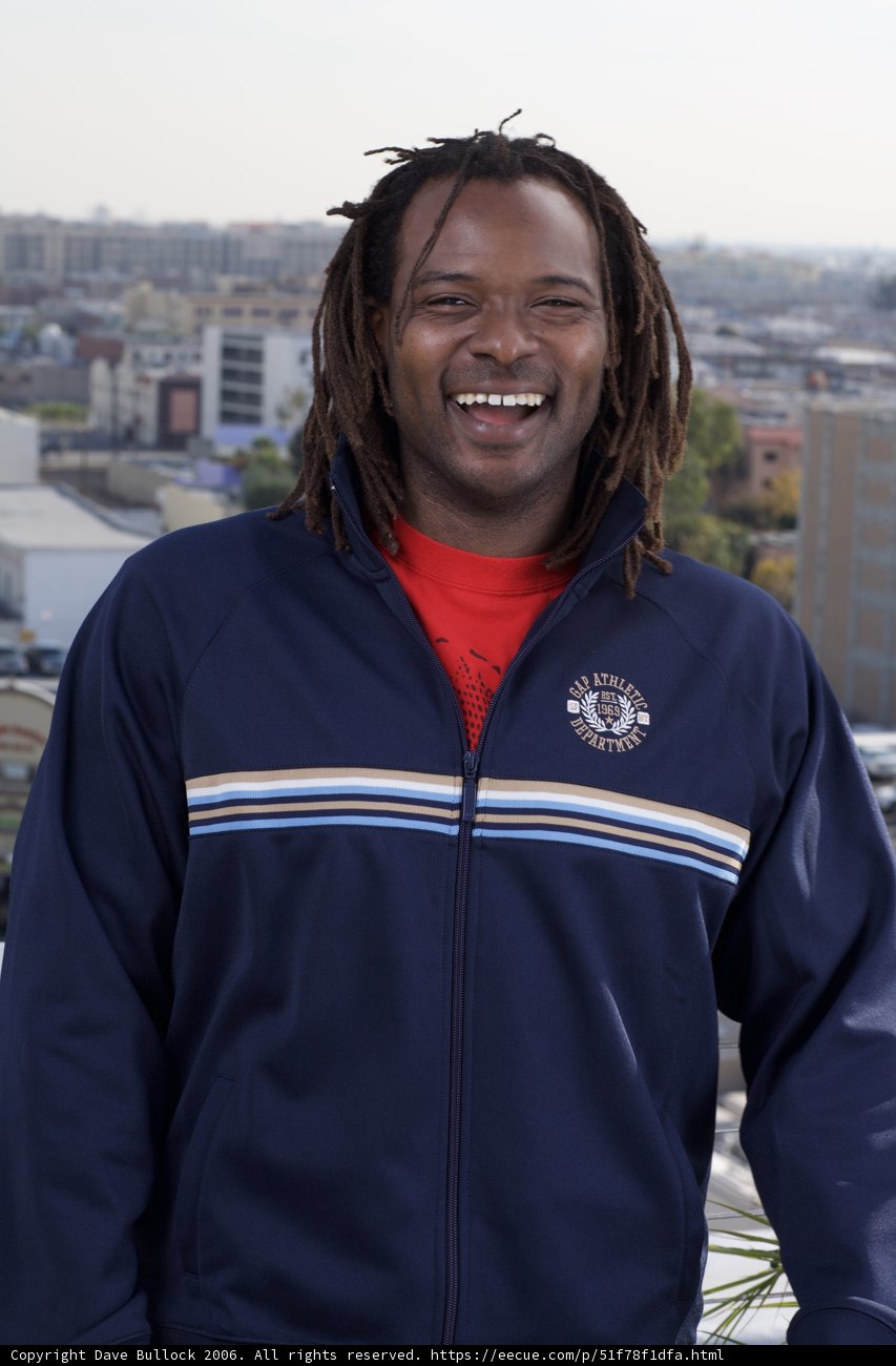 Dreadlocked Man in Winter Attire