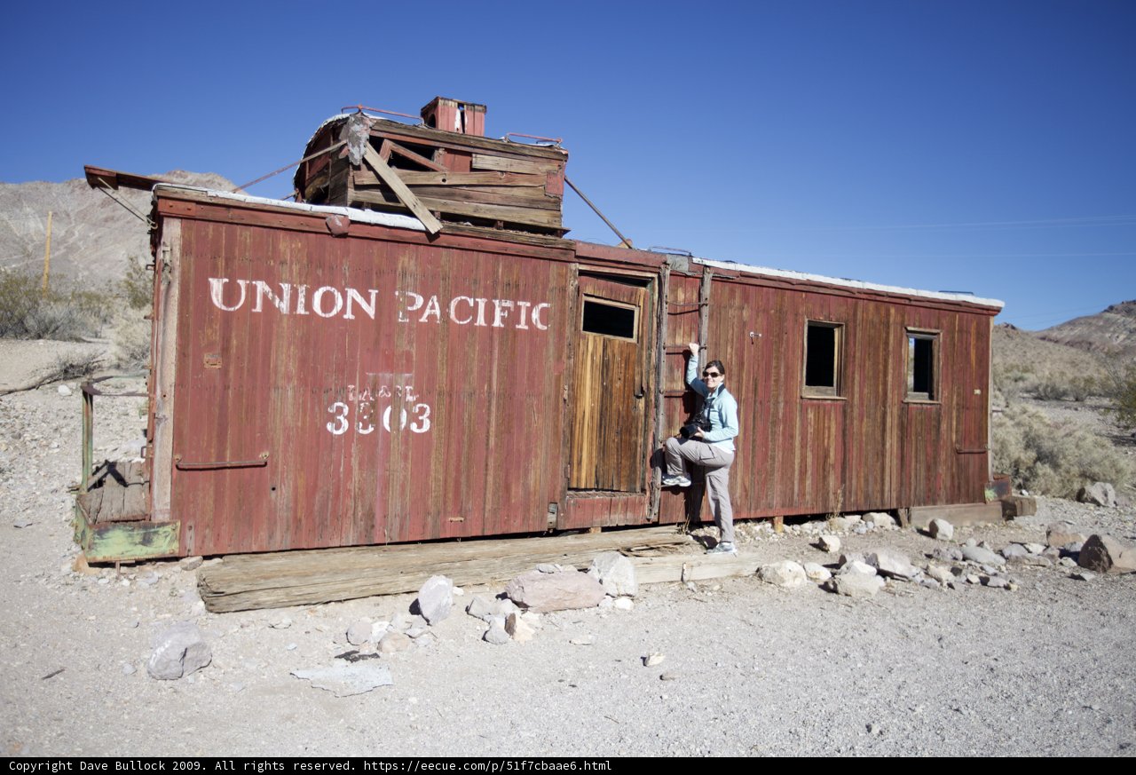 Red Building in Death Valley