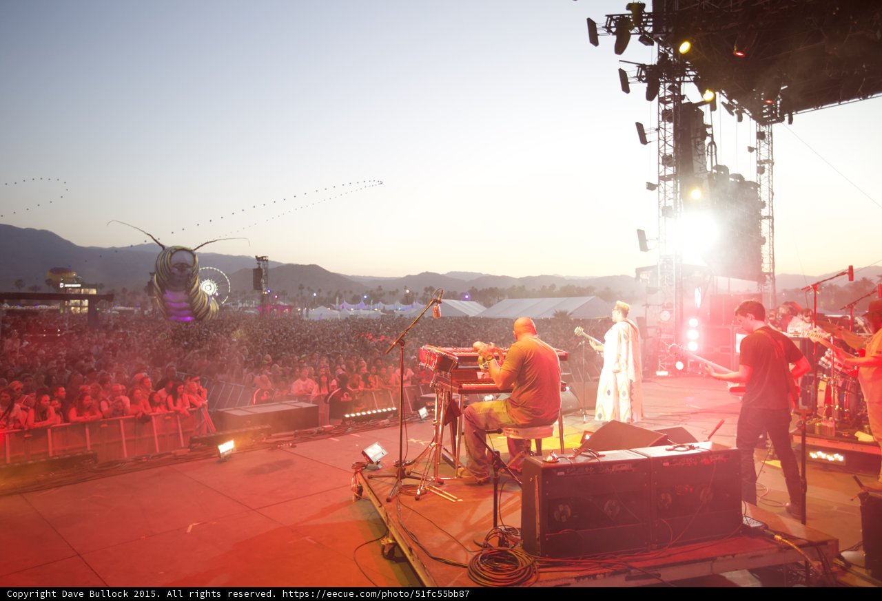 Rocking the Night at Coachella Music Festival