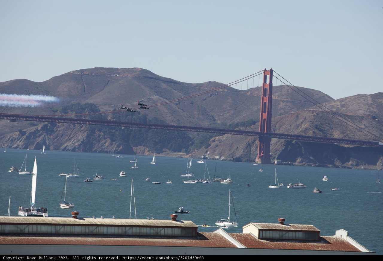 The Stunning Bridge Vista at Fleet Week Air Show, 2023