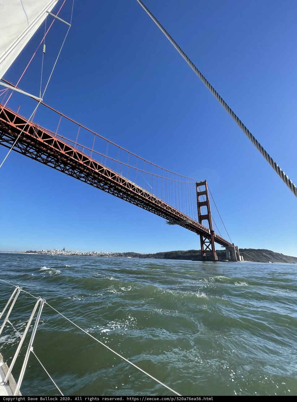 Sailing Under the Iconic Golden Gate Bridge