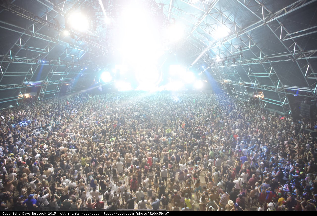 Epic Crowd at Coachella Music Festival