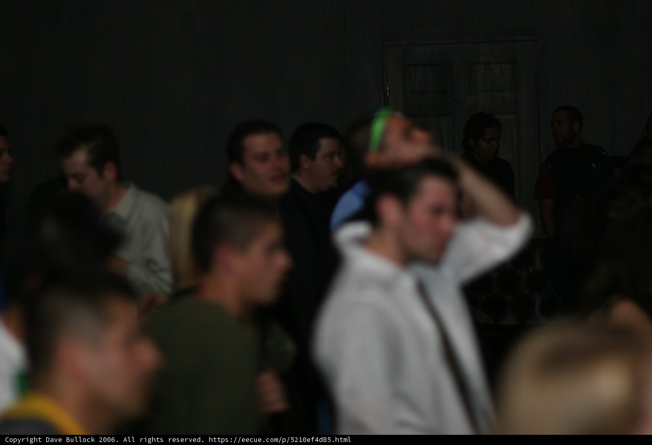 Blurry Night Club Crowd