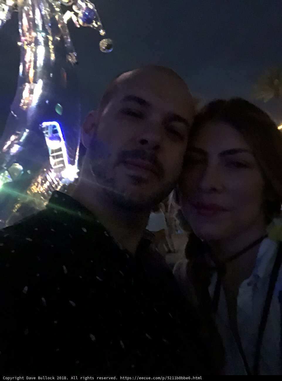 Nighttime Selfie in the City