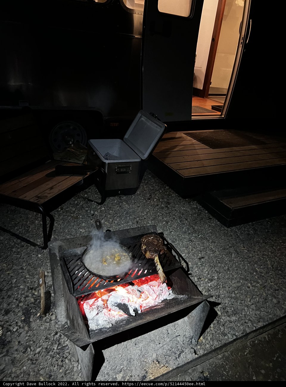 A Nighttime BBQ in the Sierra National Forest