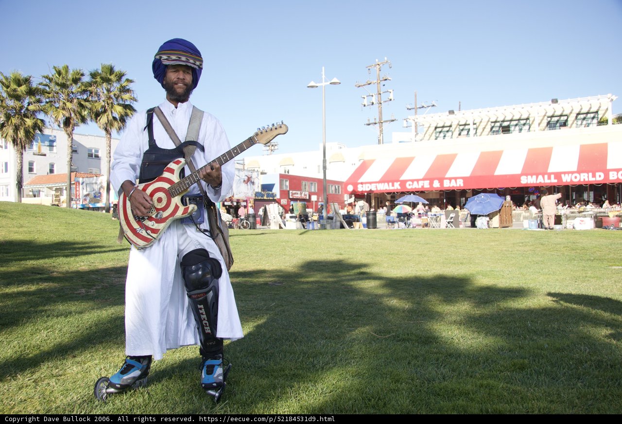 The Musical Man in Blue Helmet