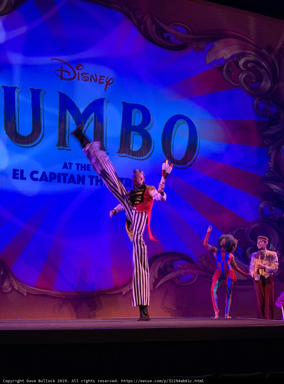 Captivating Performance on the Striped Stage