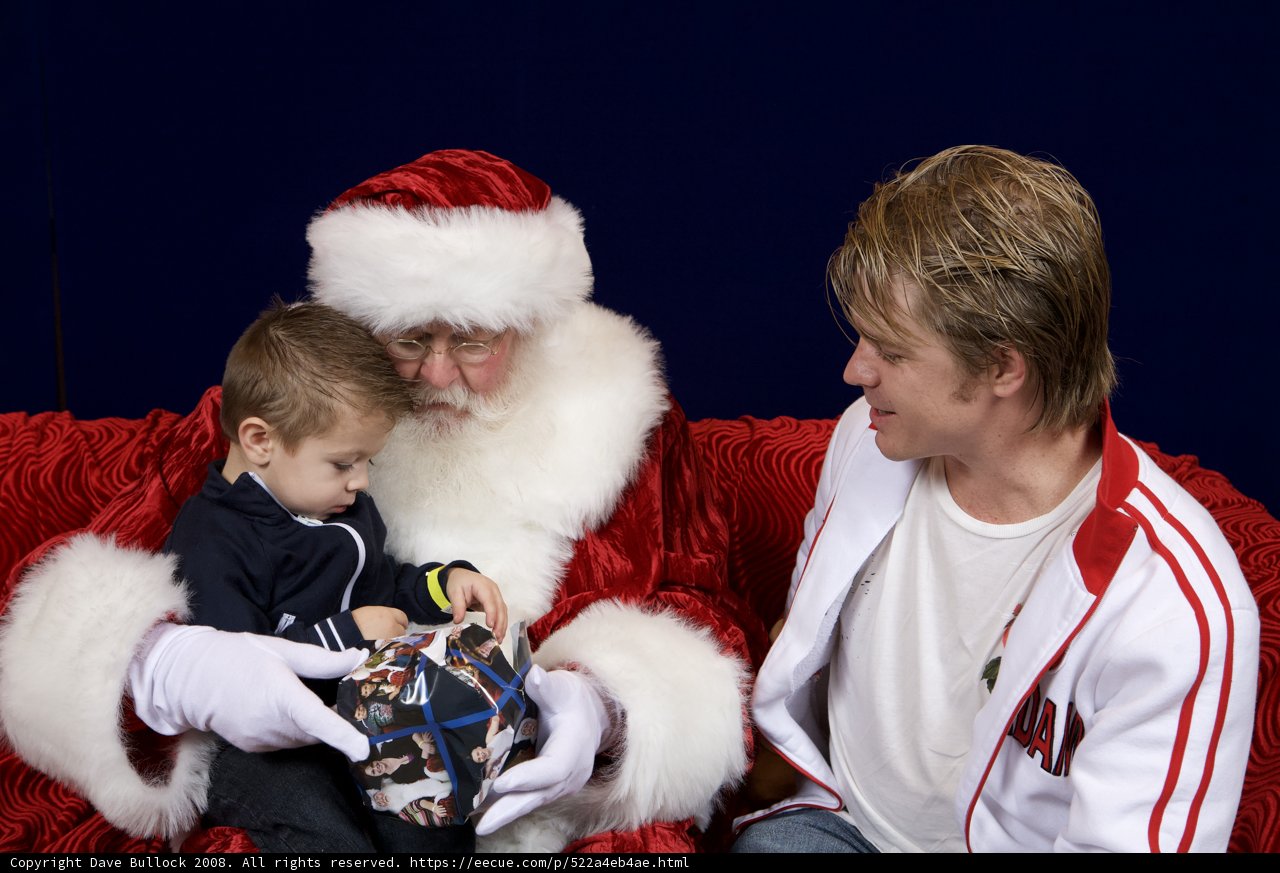 Santa Huhn and Little Companion at APC Christmas Party