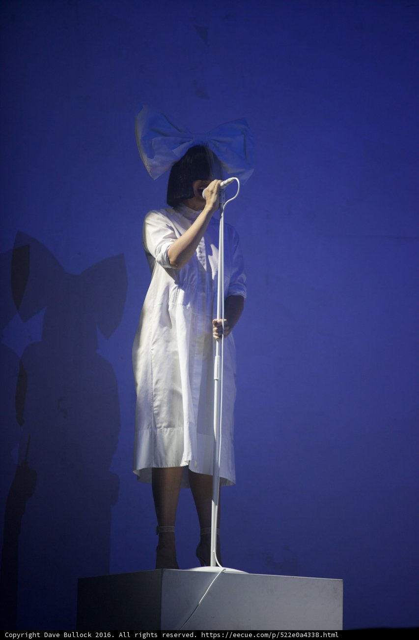 Solo Performance in a White Dress
