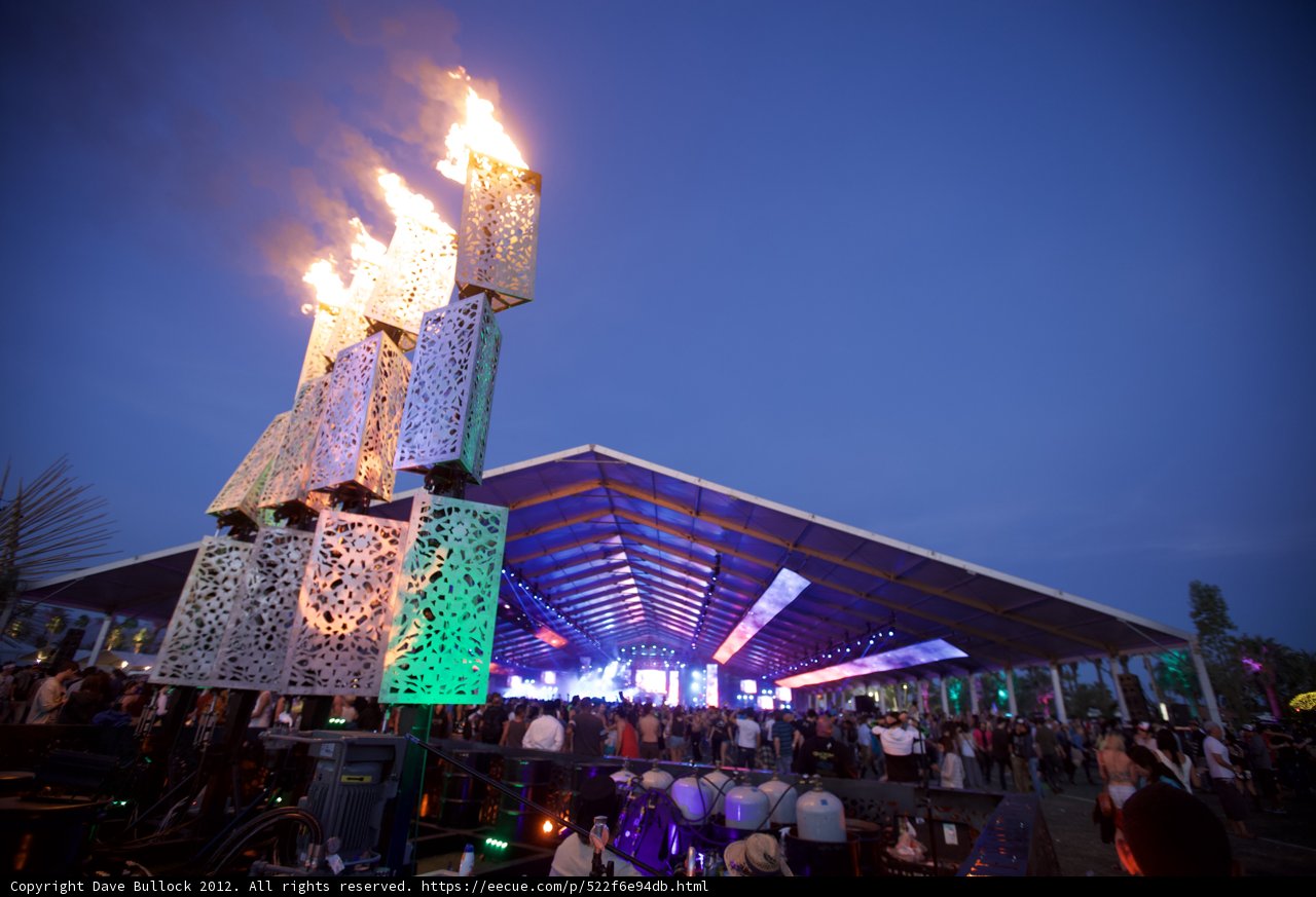 Sparkling Fireworks and an Enormous Tent
