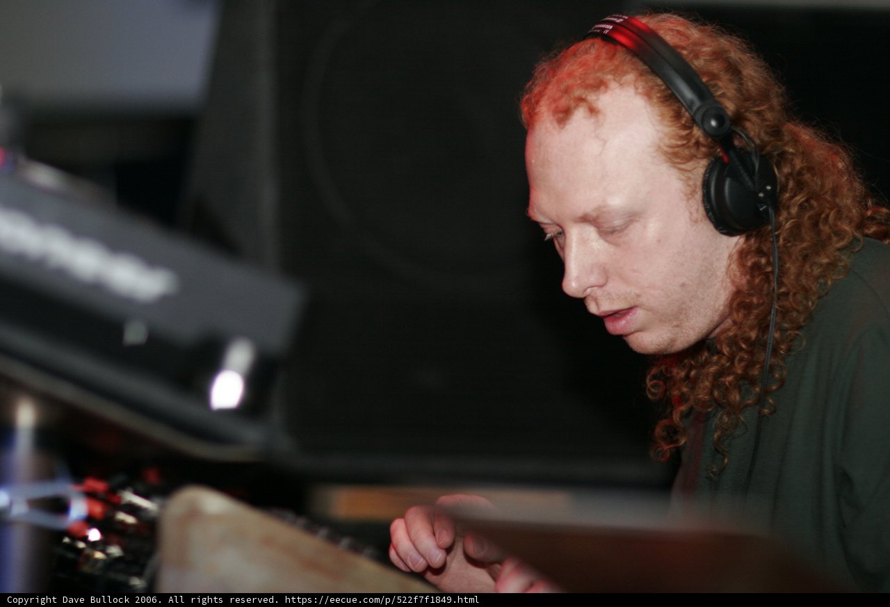 Redhead Musician at the Keyboard