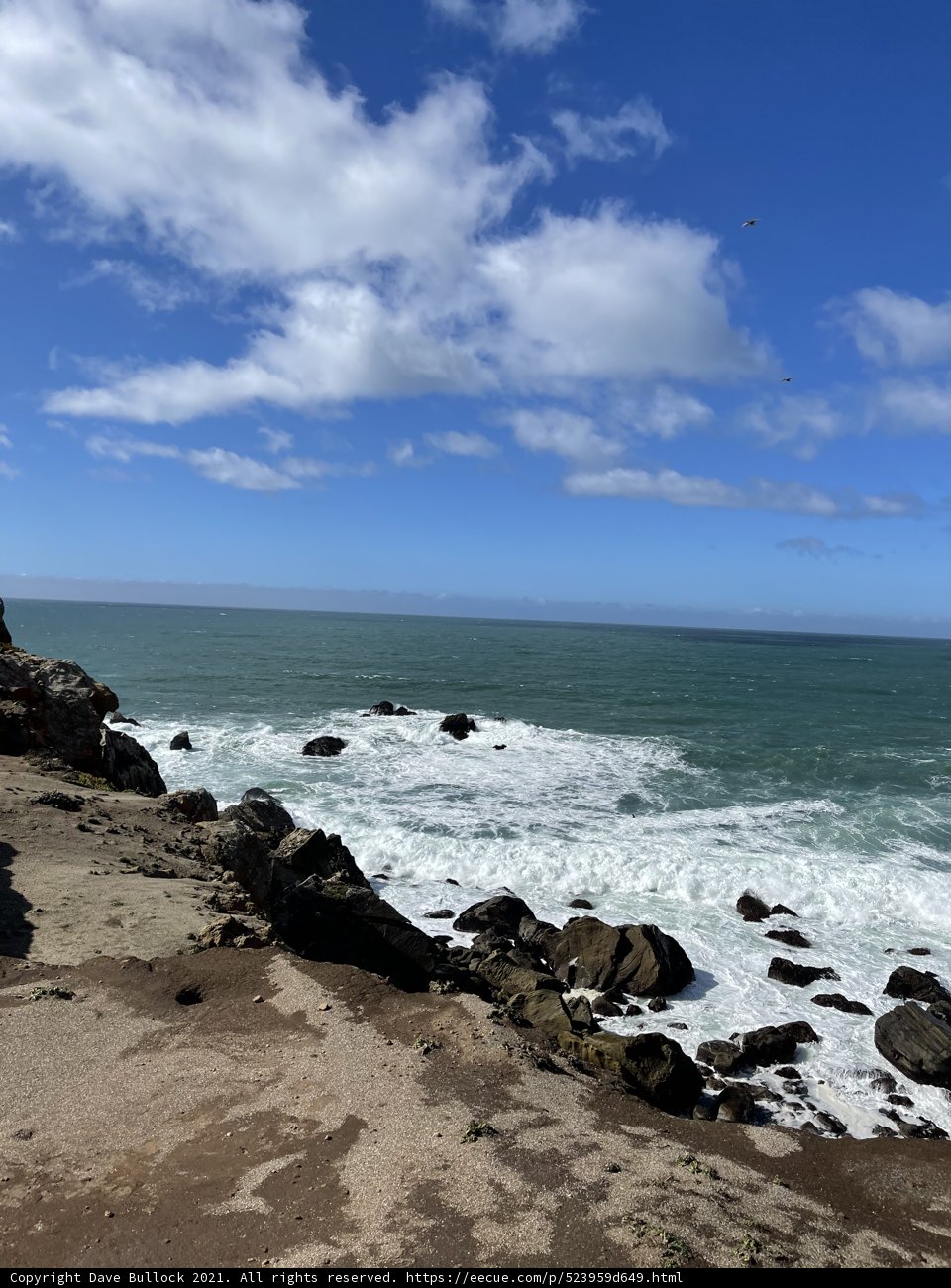 Majestic View of the Ocean from the Cliff