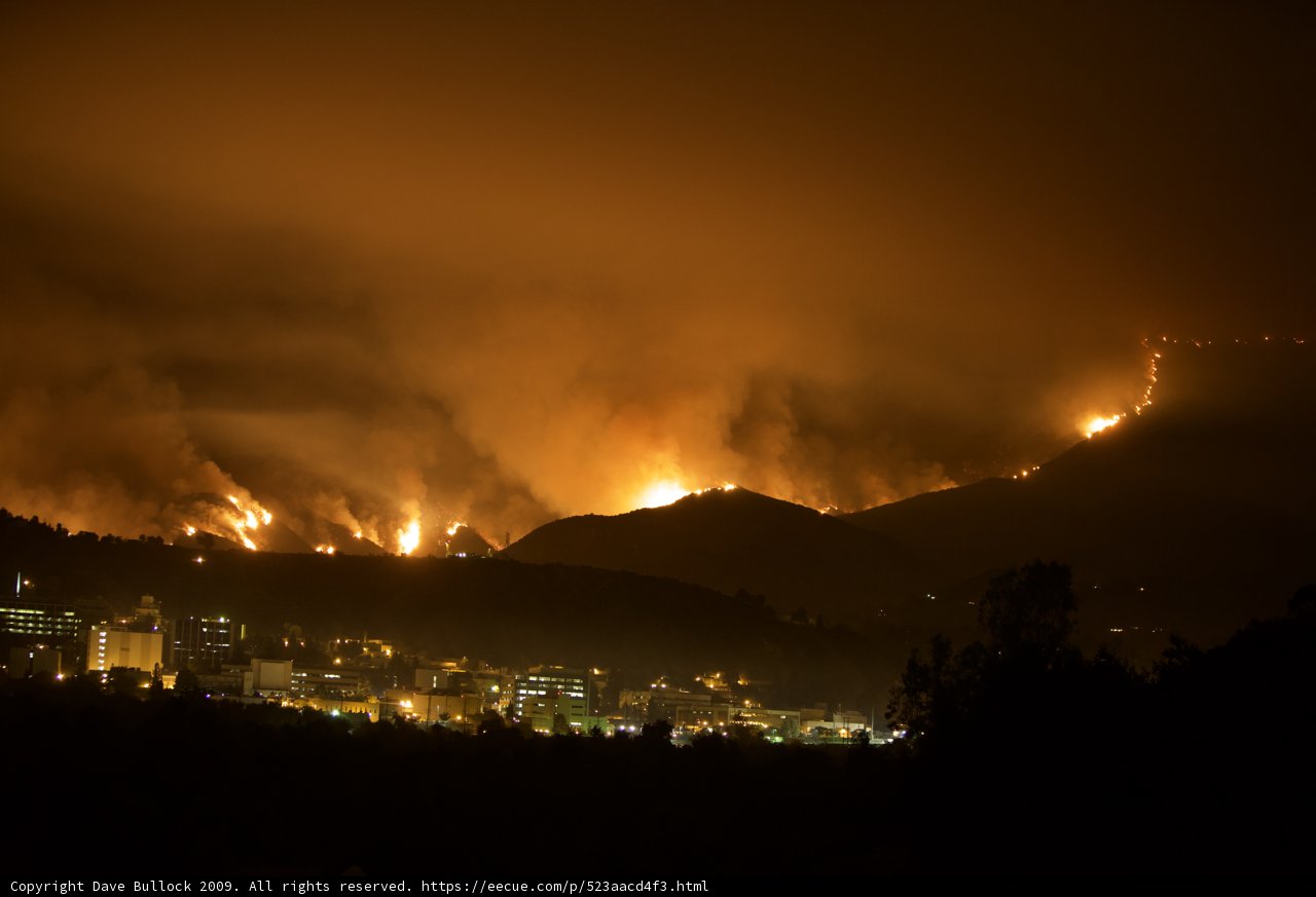 A View from Above: The Station Fire