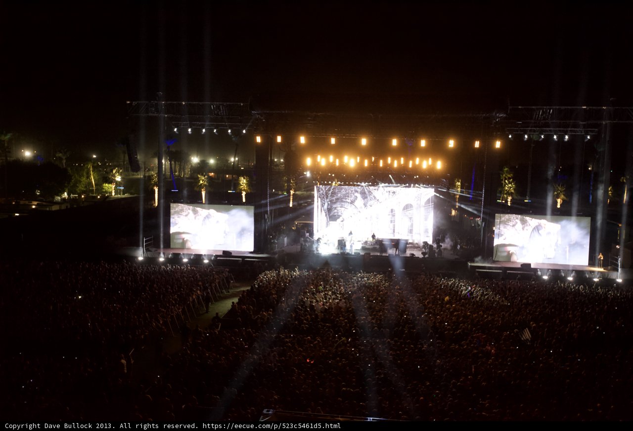 Coachella's Electrifying Night Sky