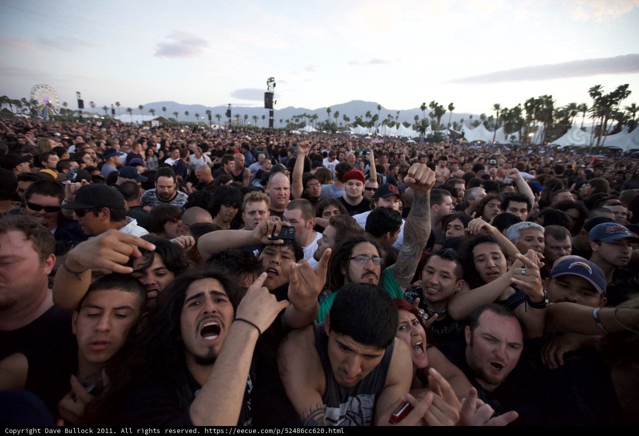 Headbanging with the Big Four at the Festival